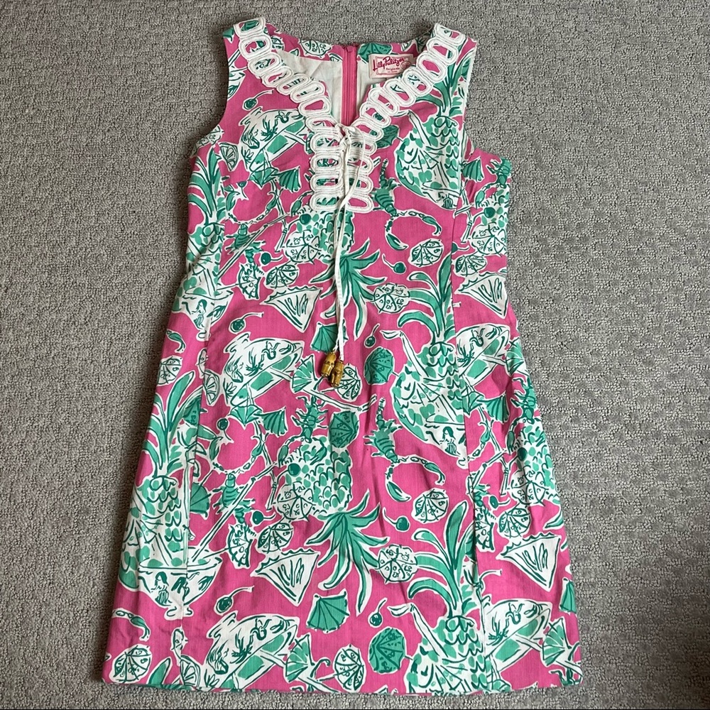 Lilly Pulitzer originals dress size 0 Scorpion Bowl Ricci Rare
